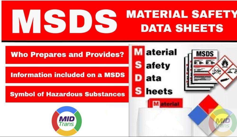 dịch thuật tài liệu MSDS chuẩn xác tại MIDTRANS