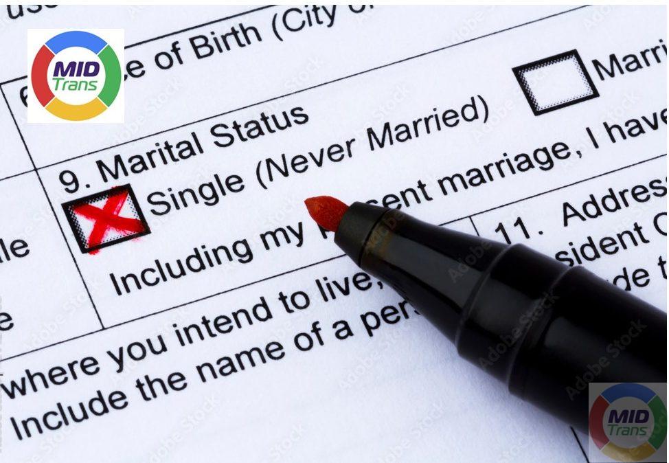 Dịch thuật Xác nhận tình trạng hôn nhân chuẩn xác tại MIDTRANS