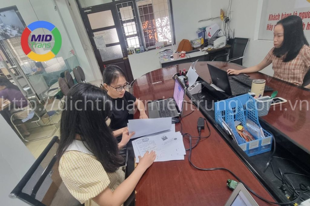 Văn phòng dịch thuật tiếng Trung tại Miền Trung