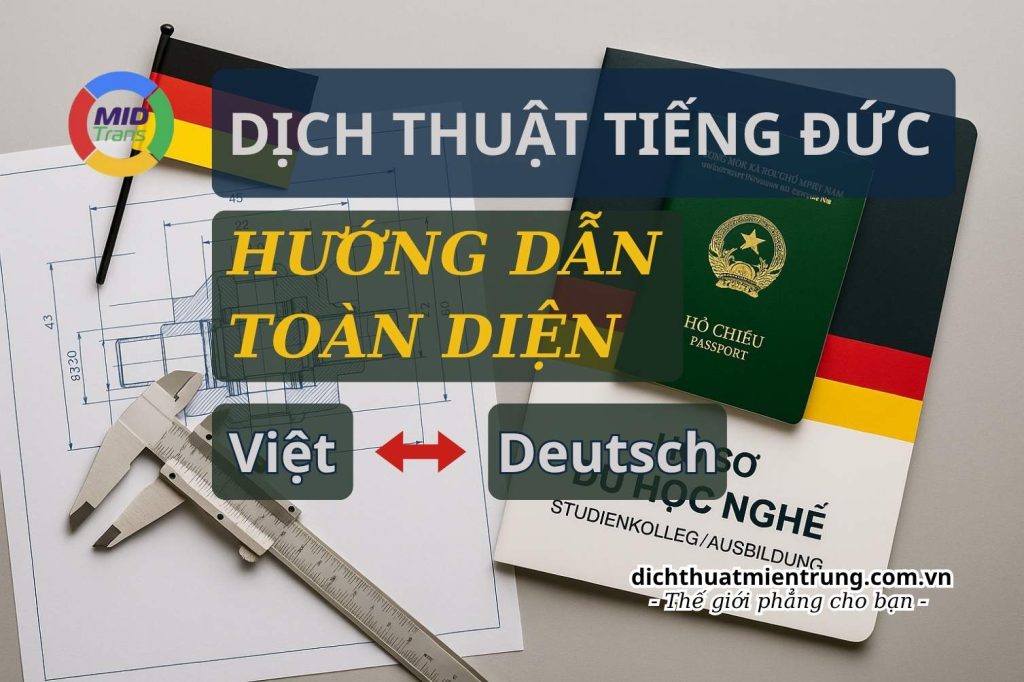 Dịch thuật tiếng Đức chuyên ngành kỹ thuật và hồ sơ du học nghề chuyên nghiệp.