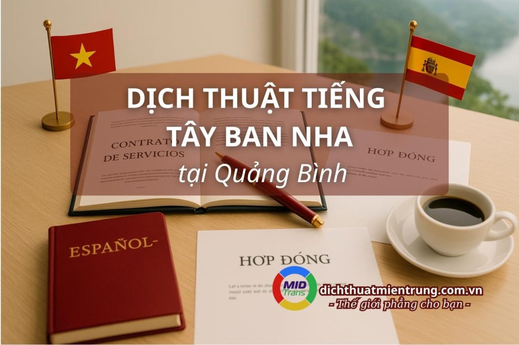 Dịch thuật tiếng Tây Ban Nha Quảng Bình chuyên nghiệp tại Dịch thuật Miền Trung.